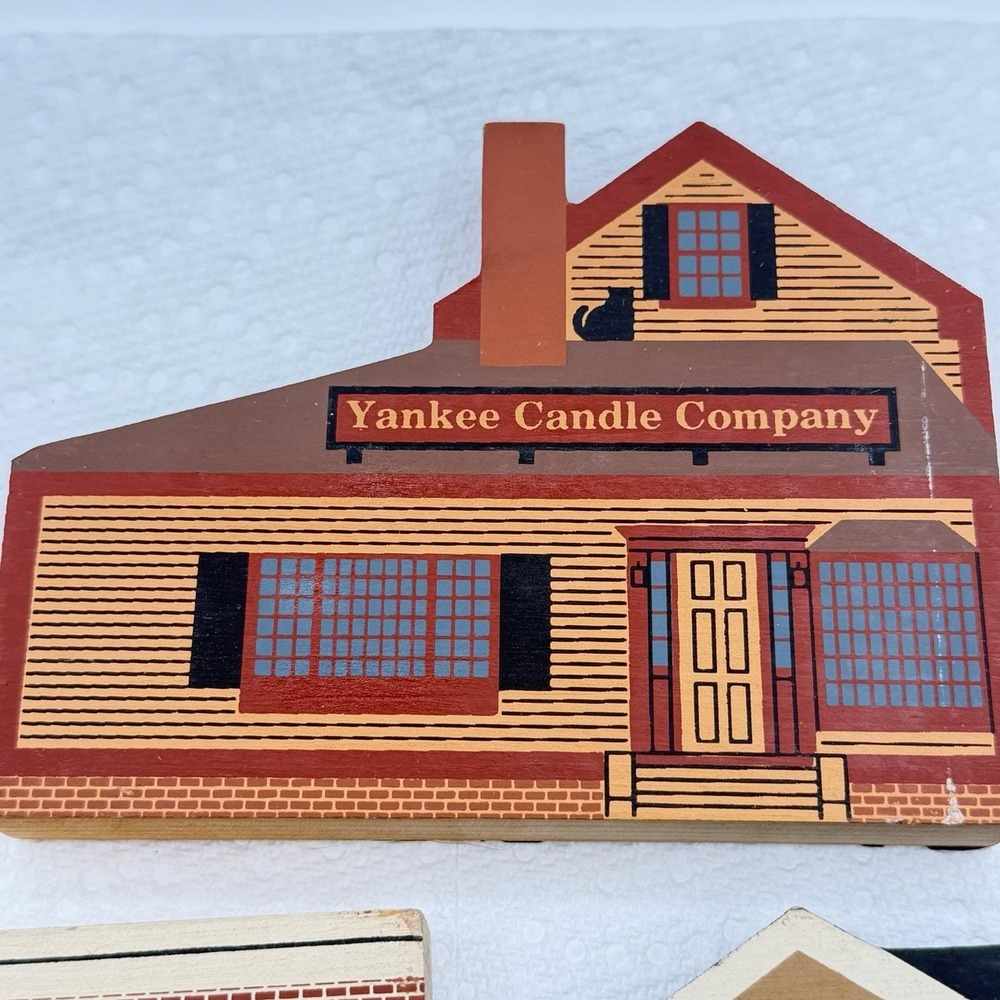 Vintage Cat's Meow Longaberger Yankee Candle Museum Country Shelf Sitter 89-91 - Picture 4 of 9